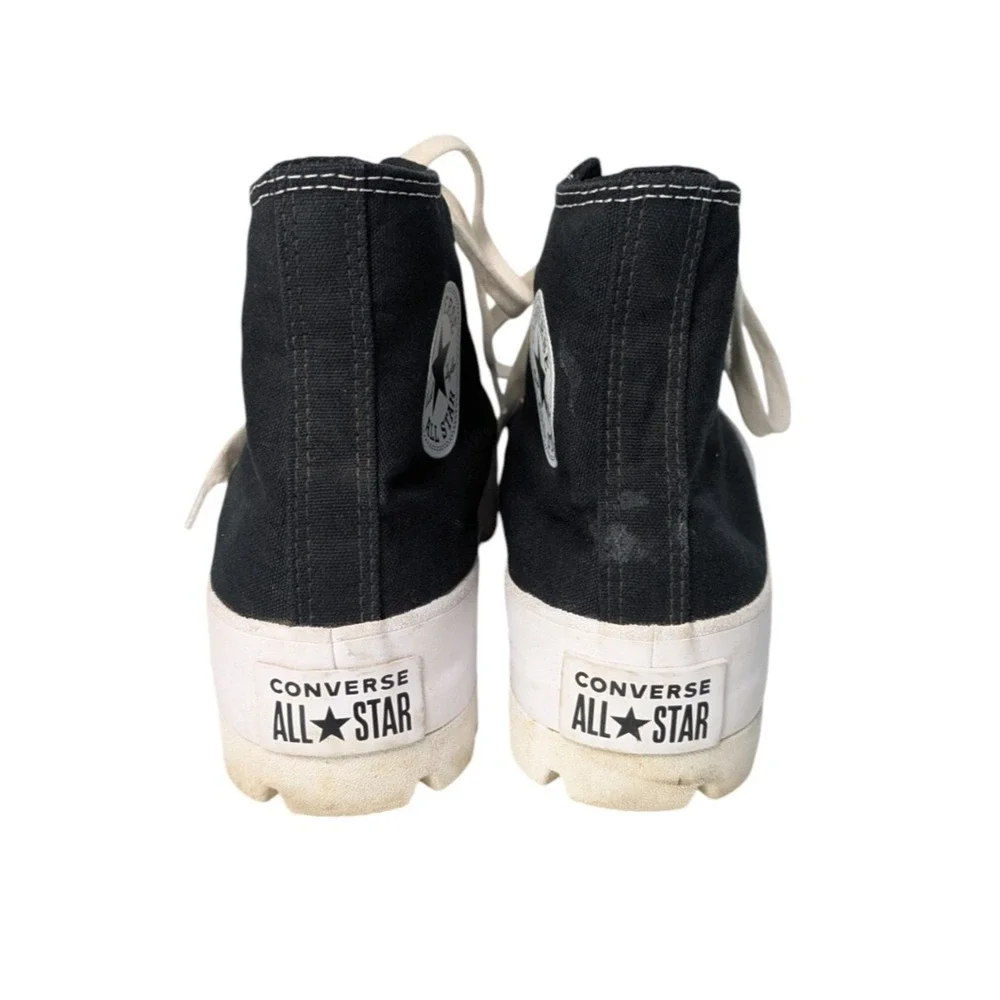 Converse Chuck Taylor All Star Black Lugged Hi Top Sneakers Size 7.5 565901C